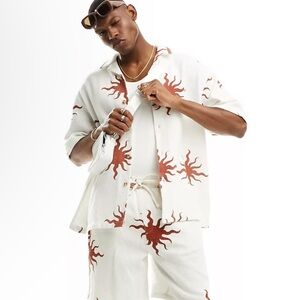 Asos design boxy button up